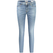 Blu Recycled Cotton Woman Jeans