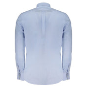 Light Blue Cotton Men Shirt