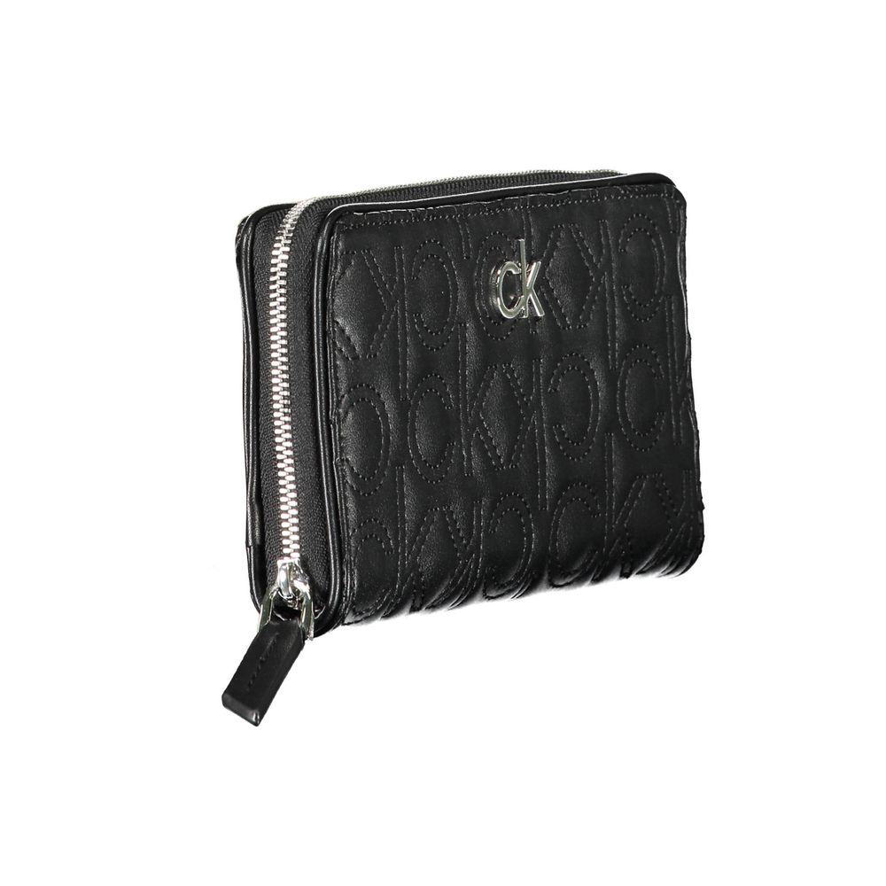Nero Poliuretano Women Wallet