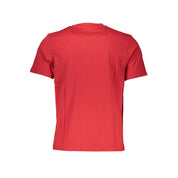 Red Cotton Men T-Shirt