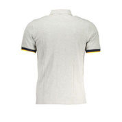Brown Cotton Men Polo Shirt