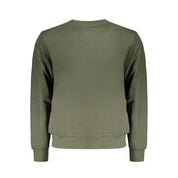 Green Cotton Men Sweater