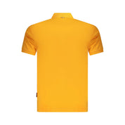Arancione Cotton Men Polo