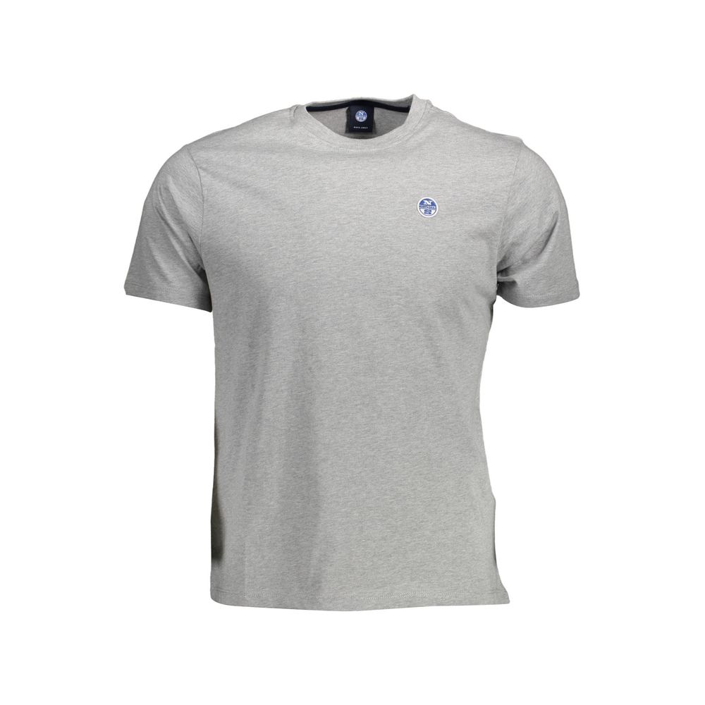 Grey Cotton Men's T-Shirt