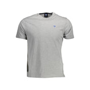Grey Cotton Men's T-Shirt
