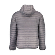 Grigio Polyamide Men's Jacket