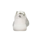 White Polyester Women Sneaker