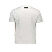 White Cotton Men T-Shirt
