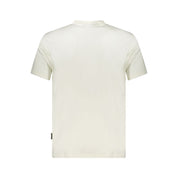White Cotton Men T-Shirt