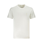 White Cotton Men T-Shirt