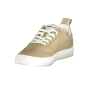 Beige Polyester Men Sneaker