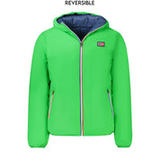 Green Polyamide Men Jacket
