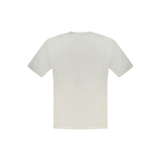 White Cotton Men T-Shirt