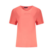 Pink Cotton Women T-Shirt