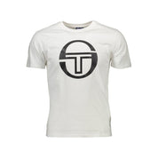 White Cotton Men T-Shirt