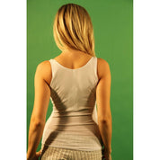 White Cotton Unisex Tank Top