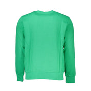 Green Cotton Men Sweater
