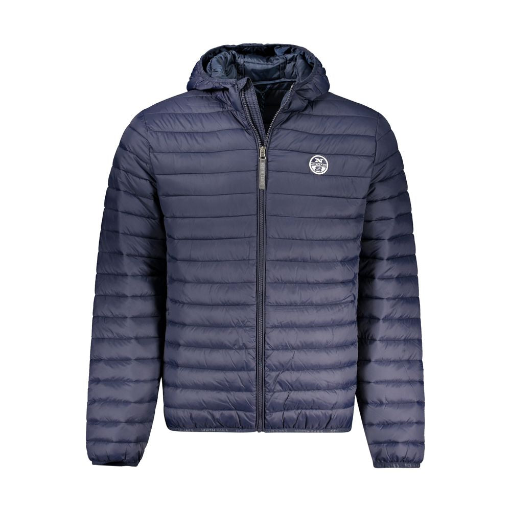 Blue Polyamide Men's Jacket
