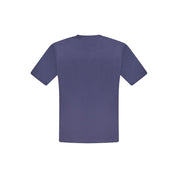 Blue Cotton Men T-Shirt