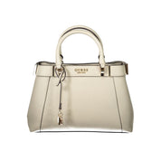 Beige Polyethylene Handbag