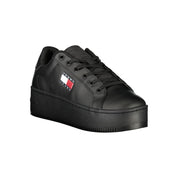 Black Polyurethane Women's Sneaker