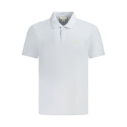 Light Blue Cotton Men Polo Shirt