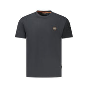 Black Cotton Men T-Shirt