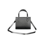"Nero Polyurethane Women Handbag"