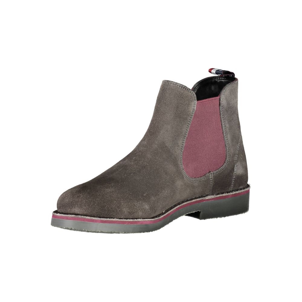Grigio Leather Men Ankle Boot