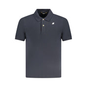 Blue Cotton Polo Shirt