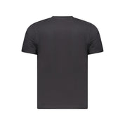 Black Cotton Men T-Shirt