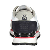 White Polyester Men Sneaker