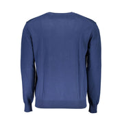 Blue Cotton Men's Sweater