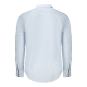 Light Blue Cotton Men Shirt