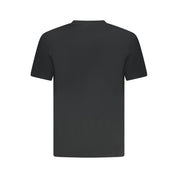 Black Cotton Men T-Shirt