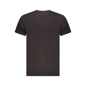 Black Cotton Men T-Shirt