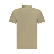 Marrone Cotton Men Polo