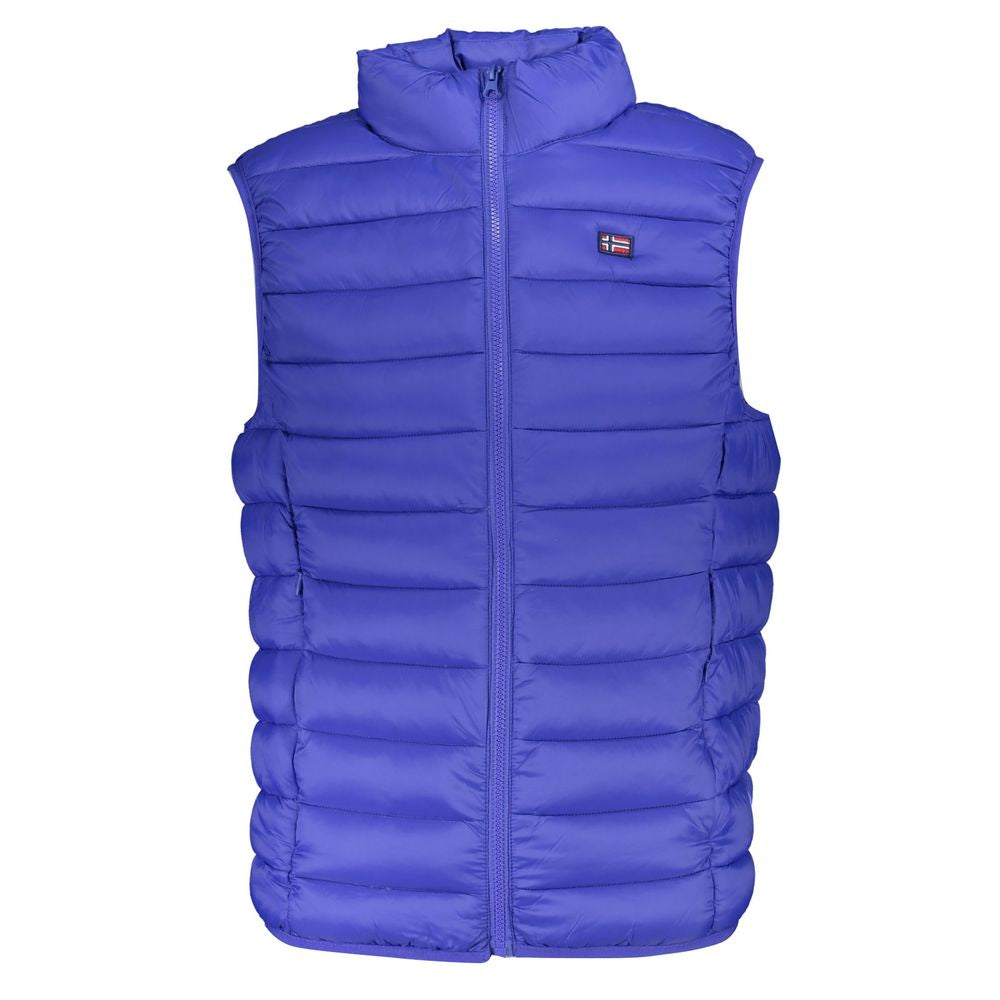 Blu Poliammide Men Vest
