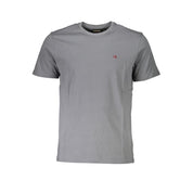 Brown Cotton Men T-Shirt