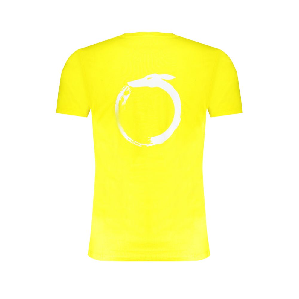 Yellow Cotton Men's T-Shirt