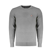 Brown Polyester Men Sweater