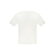 White Cotton Mens TShirt