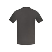 Black Cotton Men T-Shirt