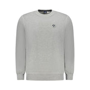 Grigio Cotton Men Sweatshirt