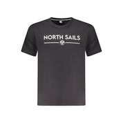 Black Cotton Men T-Shirt