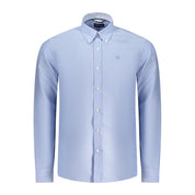 Light Blue Cotton Men Shirt