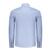Light Blue Cotton Men Shirt