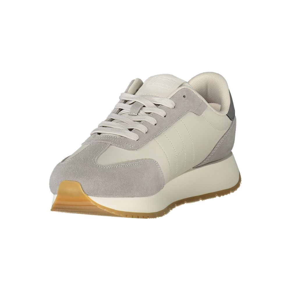 Grigio Polyurethane Men Sneaker