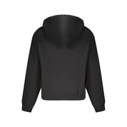 Black Cotton Women Hoodie