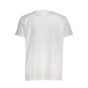 White Cotton Men T-Shirt